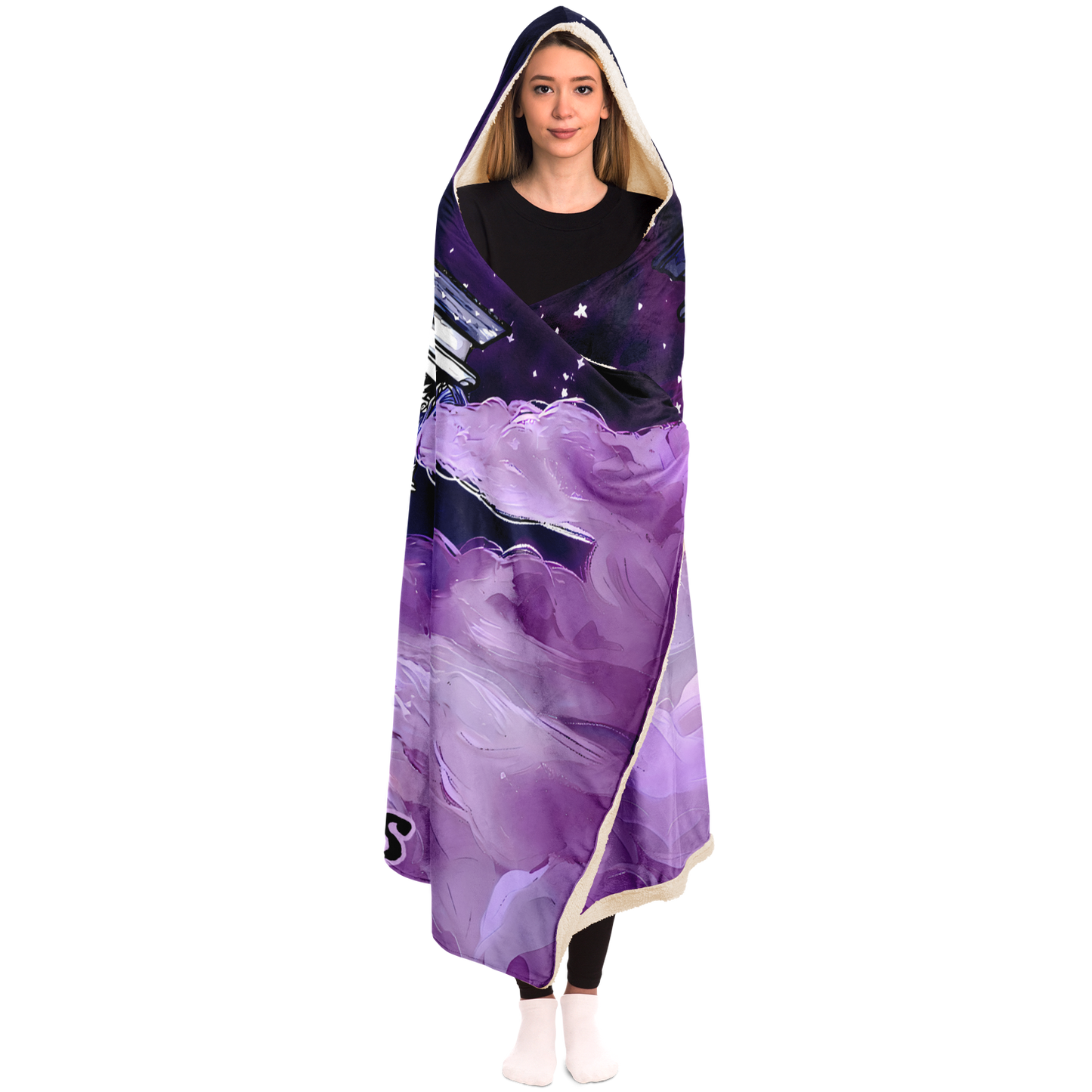 The High Priestess Hooded Blanket