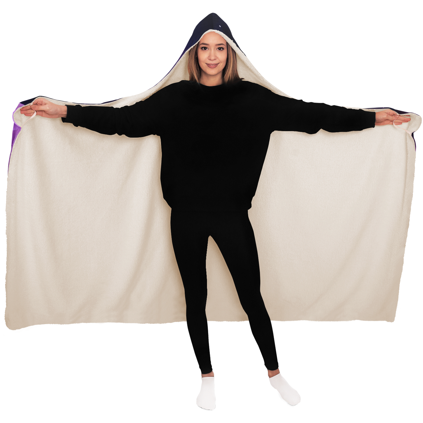 The High Priestess Hooded Blanket