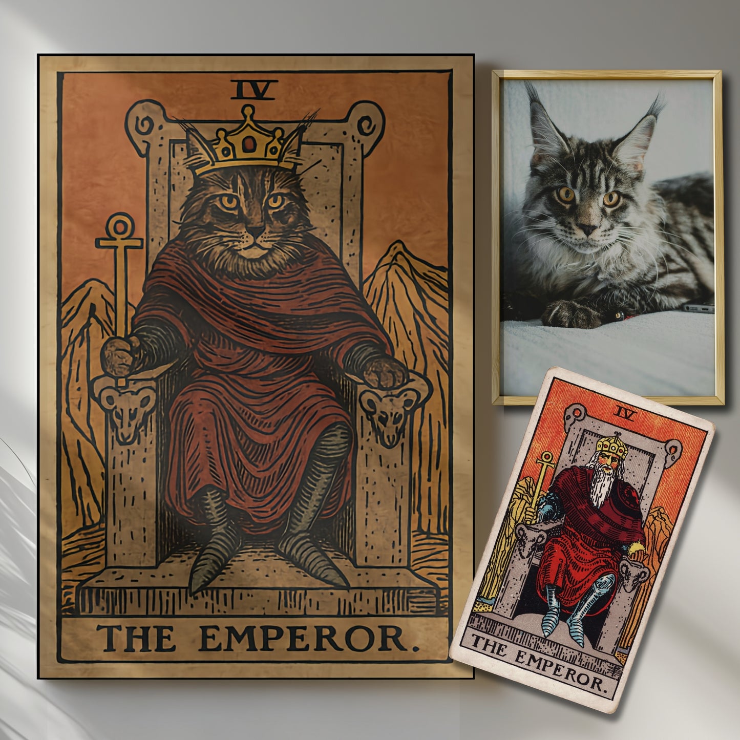 The Emperor Custom Pet Portrait
