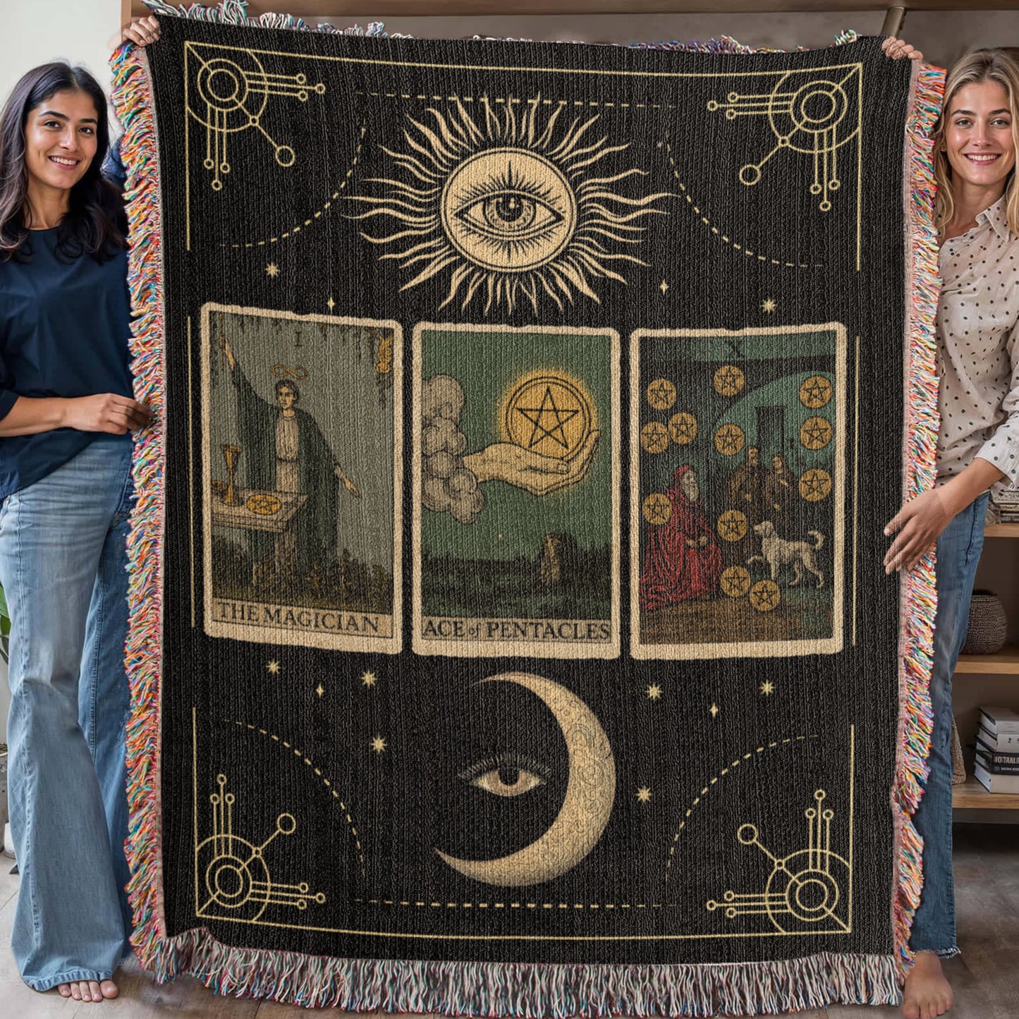 Tarot Card Reading Blanket - Wealth Manifestation