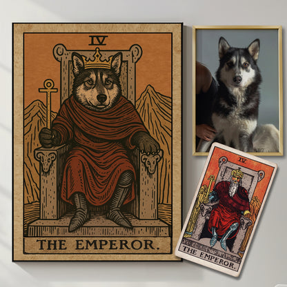 The Emperor Custom Pet Portrait